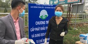 Checkpoint στο Βιετνάμ ενημερώνει για την επιδημία του Κορωνοϊού