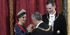 Η βασίλισσα Λετίθια και ο βασιλιάς Φελίπε ΣΤ της Ισπανίας