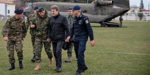 Ο ΥΕΘΑ Μιχάλης Χρυσοχοΐδης στον Εβρο