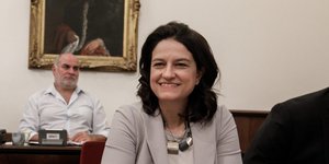 Η υπουργός Παιδείας Νίκη Κεραμέως