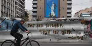 Στιγμιότυπο από το κέντρο της Αθήνας