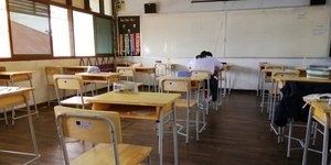 Αδεια τάξη σε σχολείο της Ταϊλάνδης