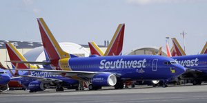 Πάρκινγκ αεροσκαφών στο Plaine Field της Boeing 