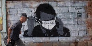 Γκράφιτι με τον Μπολσονάρου