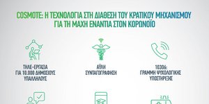 Cosmote: Η τεχνολογία στη διάθεση του κρατικού μηχανισμού ενάντια στον κορωνοϊό