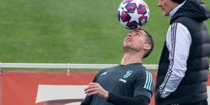 Ο Κριστάνο Ρονάλντο προπονείται με την Γιουβέντους