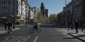 Ποδηλάτες σε δρόμο της Γερμανίας