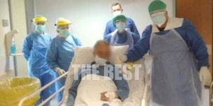 Πάτρα: H συγκινητική στιγμή που 52χρονος παίρνει εξιτήριο μετά από 20 μέρες μάχης με τον κορωνοϊό