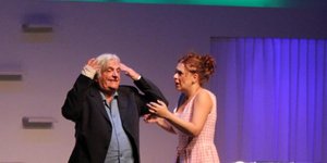 Ο Μπάμπης Γιωτόπουλος και η Ελένη Ράντου στη θεατρική παράσταση «Κατάδικός Μου»