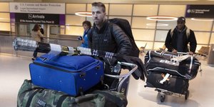 Επιβάτες σε αεροδρόμιο της Νορβηγίας