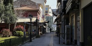 Φωτογραφία από την άδεια Αθήνα λόγω κορωνοϊού