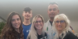 Η οικογένεια του Ερκολ Μπασκένη στο Μπέργκαμο