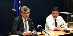 Σωτήρης Χαρδαλιάς και Νίκος Τσιόδρας