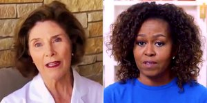 Λόρα Μπους και Μισέλ Ομπάμα στο μήνυμά τους για τον κορωνοϊό