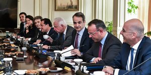 Το υπουργικό συμβούλιο υπό τον Κυριάκο Μητσοτάκη