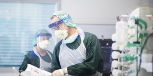Νοσηλευτές σε νοσκομείο