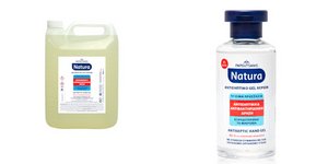 Παπουτσάνης: Νέα συσκευασία 4lt αντισηπτικού Natura 