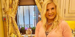 H Μαρίνα Πατούλη στην κουζίνα της/Φωτογραφία Instagram