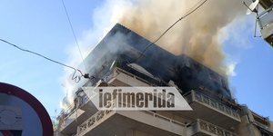 Μεγάλη πυρκαγιά σε διαμέρισμα στα Πατήσια -Απεγκλωβίστηκε ηλικιωμένο ζευγάρι, ένας σοβαρά τραυματίας [εικόνες]