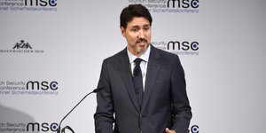 Ο Τριντό σε ομιλία του