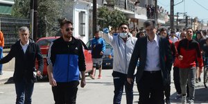 Τσιόδρας στον οικισμό Ρομά στη Λάρισα