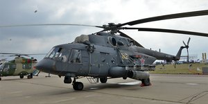 Το στρατιωτικό ελικόπτερο τύπου Mi-8