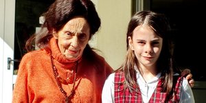 Η Αντριάνα Ιλιέσκου με την κόρη της Ελίζα