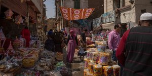 Εικόνα από παζάρι στην Αίγυπτο