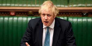 Ο Μπόρις Τζόνσον στην Βουλή