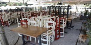 εστίαση άδειες καρέκλες κλειστά καταστήματα λόγω κορωνοϊού