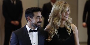Ο Εζέκιελ Λαβέτσι με την τότε γυναίκα του