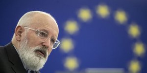Ο Ευρωπαίος Επιτροπός Φρανς Τίμερμανς