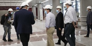 Κωστας Αχ. Καραμανλής στο νέο σταθμό μετρό