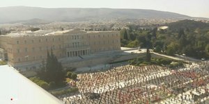 Από την διαδήλωση του ΚΚΕ στο Σύνταγμα, για την Πρωτομαγιά