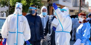 κορωνοϊός Λάρισα επιχείρηση ΕΟΔΥ