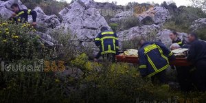 Η ανάσυρση των νεκρών στο Λουτράκι