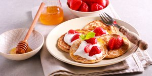 pancakes σε πιάτο
