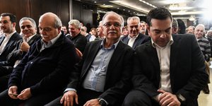 Τσίπρας και Παπαδημούλης σε ΚΕ του ΣΥΡΙΖΑ