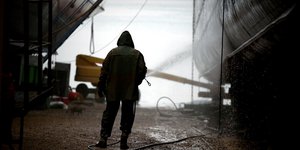 Πέραμα εργάτης σε ναυπηγείο