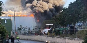 Πυρκαγιά σε εργοστάσιο τυποποίησης ελαιολάδου στην Κρήτη