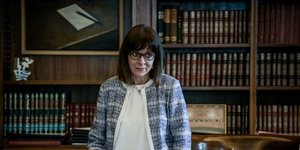 Η Κατερίνα Σακελλαροπούλου