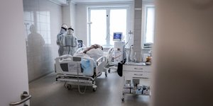 κορωνοϊός ασθενής σε νοσοκομείο της Ρωσίας