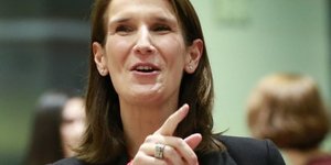 Η πρωθυπουργός του Βελγίου Σοφί Βιλμές/Φωτογραφία ΑΠΕ/ EPA/ OLIVIER HOSLET 