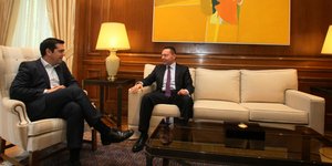 Στουρνάρας και Τσίπρας στο Μ.Μαξίμου