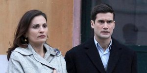 Η Θεοφανία Παπαθωμά και ο Αναστάσης Ροϊλός στα γυρίσματα των Άγριων Μελισσών
