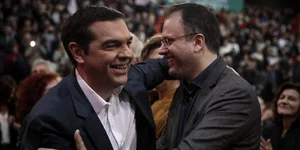 Θεοχαρόπουλος και Τσίπρας σε συνέδριο του ΣΥΡΙΖΑ