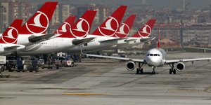 Αεροσκάφη σε αεροδρόμιο στην Τουρκία