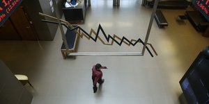 άνδρας στο Χρηματιστήριο Αθηνών