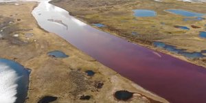 20.000 τόνοι καυσίμου διέρρευσαν στον ποταμό Αμπάρναγια στη βόρεια Ρωσία