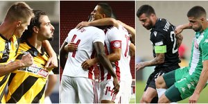 Κερδισμένοι και... χαμένοι υπήρξαν στην δεύτερη αγωνιστική των πλέι οφ της Super League